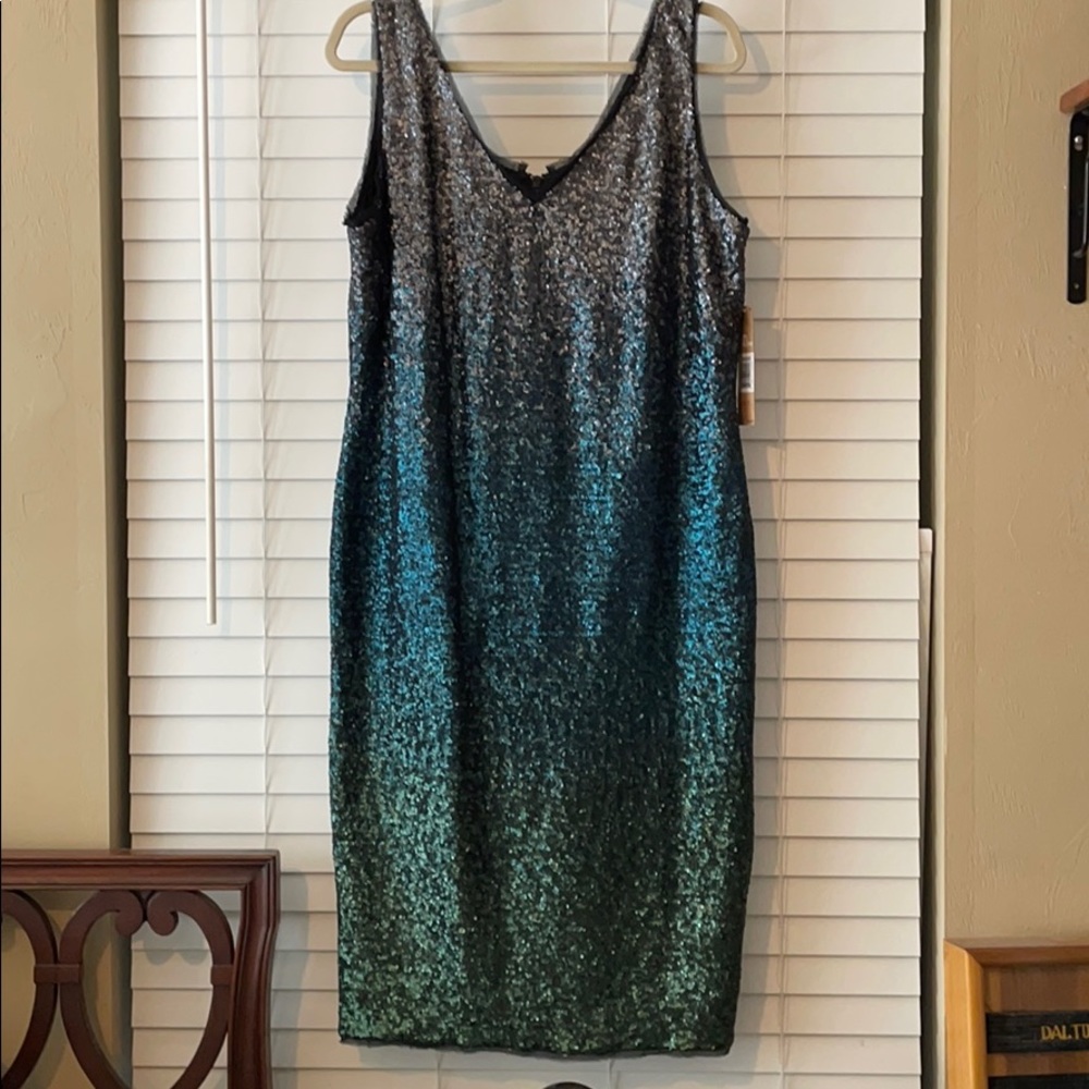 Rachel Roy sequin cocktail dress